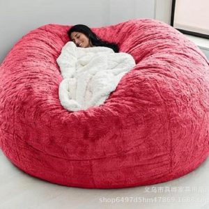 Fur sofa relax