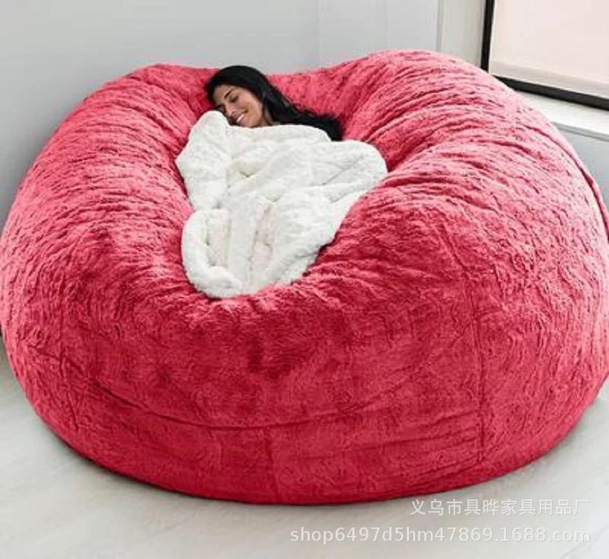 Fur sofa relax